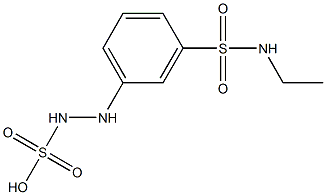 2-[m-(Ethylsulfamoyl)phenyl]hydrazinesulfonic acid