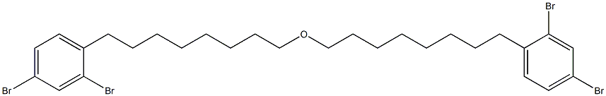 2,4-Dibromophenyloctyl ether Structure