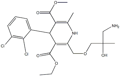  2-[(3-Amino-2-hydroxy-2-methylpropyloxy)methyl]-4-(2,3-dichlorophenyl)-1,4-dihydro-6-methylpyridine-3,5-dicarboxylic acid 3-ethyl 5-methyl ester