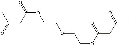 Bisacetoacetic acid (oxybisethylene) ester,,结构式