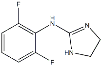 N-(2,6-Difluorophenyl)-4,5-dihydro-1H-imidazole-2-amine 结构式