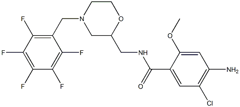 4-Amino-5-chloro-2-methoxy-N-[[4-(2,3,4,5,6-pentafluorobenzyl)-2-morpholinyl]methyl]benzamide|