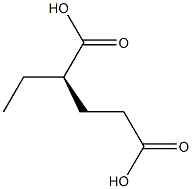 [R,(-)]-2-Ethylglutaric acid Structure