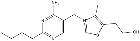 3-[(4-Amino-2-butyl-5-pyrimidinyl)methyl]-5-(2-hydroxyethyl)-4-methylthiazol-3-ium