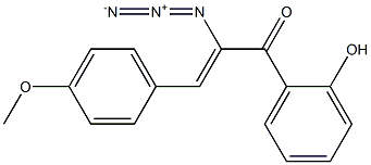 2-Azido-1-(o-hydroxyphenyl)-3-(p-methoxyphenyl)-2-propen-1-one