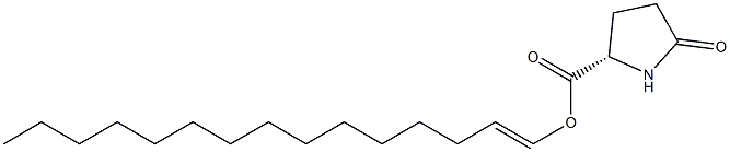 (S)-5-Oxopyrrolidine-2-carboxylic acid 1-pentadecenyl ester Structure