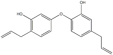3-(2-Hydroxy-4-allylphenoxy)-6-allylphenol Struktur