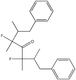 Benzyl(1-fluoro-1-methylpropyl) ketone Structure