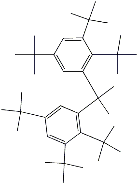  3,3'-Isopropylidenebis(1,2,5-tritert-butylbenzene)