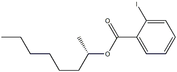2-Iodobenzoic acid (S)-1-methylheptyl ester Structure