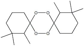 1,2,2,10,11,11-Hexamethyl-7,8,15,16-tetraoxadispiro[5.2.5.2]hexadecane 结构式