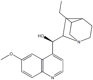 (9R)-6'-Methoxy 10,11-dihydrocinchonan-9-ol Struktur