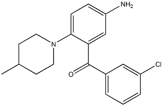  5-Amino-3'-chloro-2-(4-methyl-1-piperidinyl)benzophenone