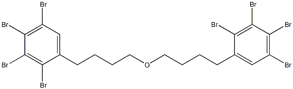 2,3,4,5-Tetrabromophenylbutyl ether 结构式