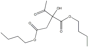 2-Acetyl-L-malic acid dibutyl ester Struktur
