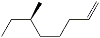 [R,(-)]-6-Methyl-1-octene Structure