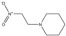 1-(2-Nitroethyl)piperidine 结构式