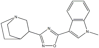 3-[3-(1-Azabicyclo[2.2.2]octan-3-yl)-1,2,4-oxadiazol-5-yl]-1-methyl-1H-indole