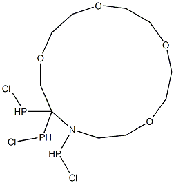  1-Trichlorophosphino-1-aza-4,7,10,13-tetraoxacyclopentadecane