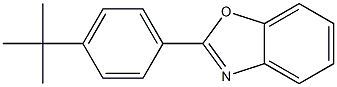 2-[4-tert-Butylphenyl]benzoxazole 结构式