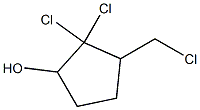2,2-Dichloro-3-chloromethylcyclopentanol Structure