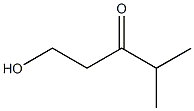 1-ヒドロキシ-4-メチル-3-ペンタノン 化学構造式