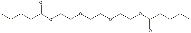 2,2'-(エチレンビスオキシ)ジエタノールジバレラート 化学構造式