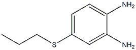 4-(Propylthio)-1,2-benzenediamine,,结构式