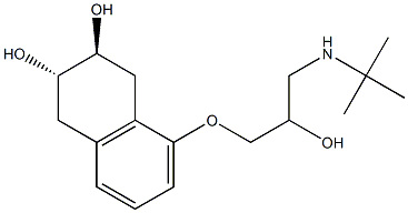 1-tert-Butylamino-3-[[(6S,7S)-5,6,7,8-tetrahydro-6,7-dihydroxynaphthalen-1-yl]oxy]-2-propanol