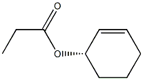 プロパン酸2-シクロヘキセン-1α-イル 化学構造式