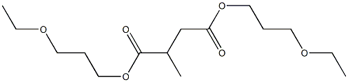  Methylsuccinic acid bis(3-ethoxypropyl) ester