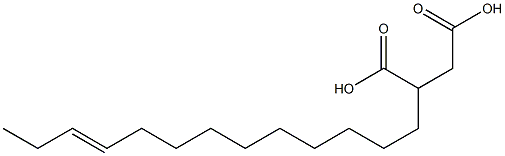 2-(10-トリデセニル)こはく酸 化学構造式