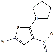 2-(1-Pyrrolidinyl)-3-nitro-5-bromothiophene