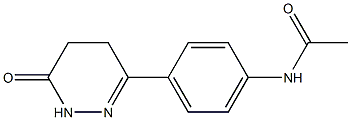 6-(4-Acetylaminophenyl)-4,5-dihydropyridazin-3(2H)-one Struktur
