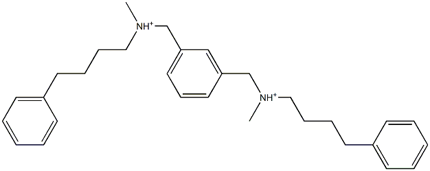 1,3-Phenylenebis[N-methyl-N-(4-phenylbutyl)methanaminium]