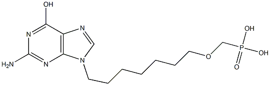 [7-(2-Amino-6-hydroxy-9H-purin-9-yl)heptyloxy]methylphosphonic acid