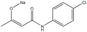  N-(4-Chlorophenyl)-3-(sodiooxy)crotonamide