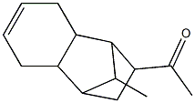 2-Acetyl-9-methyl-1,2,3,4,4a,5,8,8a-octahydro-1,4-methanonaphthalene Struktur