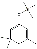 2-(Trimethylsilyloxy)-4,6,6-trimethyl-1,3-cyclohexadiene Structure