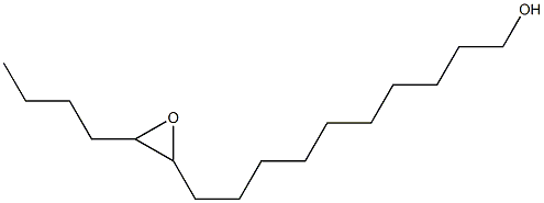 11,12-Epoxyhexadecan-1-ol Structure