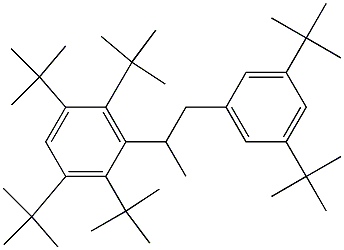 2-(2,3,5,6-Tetra-tert-butylphenyl)-1-(3,5-di-tert-butylphenyl)propane Structure