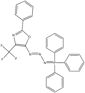 4-(Trifluoromethyl)-2-phenyl-5-[3-(triphenylphosphoranylidene)triazen-1-yl]oxazole Structure