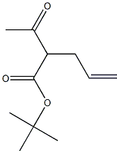2-アリル-3-オキソ酪酸tert-ブチル 化学構造式