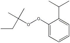 2-Isopropylphenyl tert-pentyl peroxide Struktur