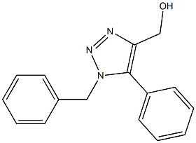 5-Phenyl-1-(benzyl)-1H-1,2,3-triazole-4-methanol Structure