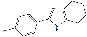 2-(4-Bromophenyl)-4,5,6,7-tetrahydro-1H-indole 结构式