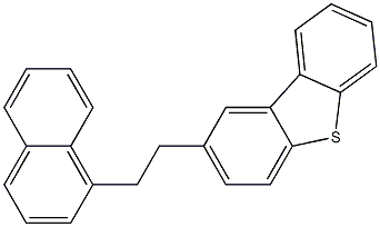 2-[2-(1-Naphtyl)ethyl]dibenzothiophene Structure