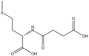 N-(4-Oxo-4-hydroxybutyryl)-L-methionine Structure