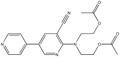 6-[Bis[2-(acetoxy)ethyl]amino]-3,4'-bipyridine-5-carbonitrile