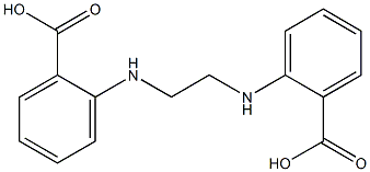 N,N'-エチレンジアントラニル酸 化学構造式